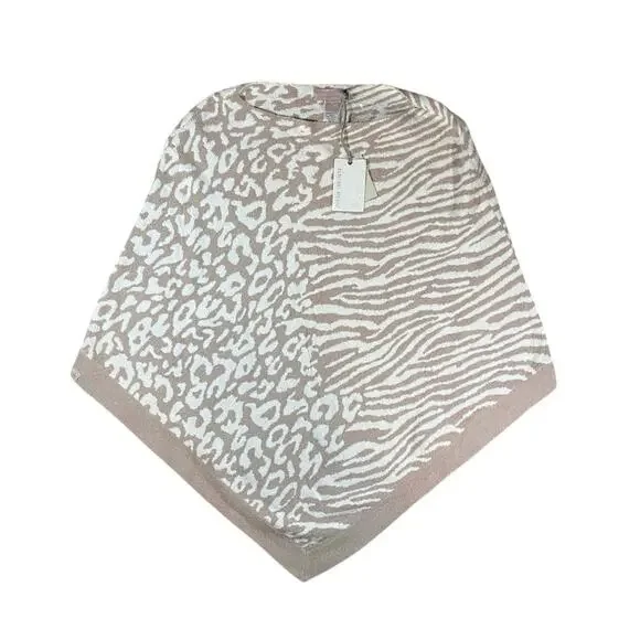 Barefoot Dreams Cozychic UltraLite Animal Print Poncho NWT - OS - Picture 2 of 4